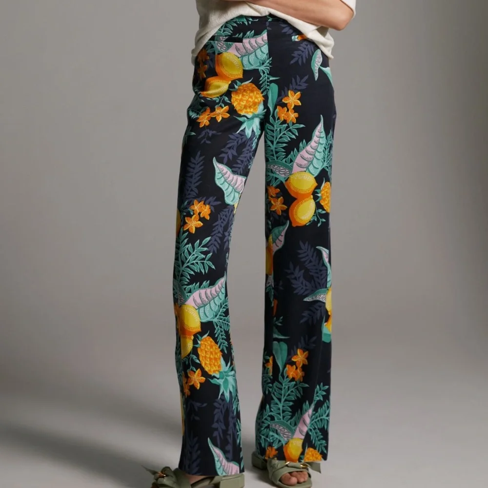 Anthropologie Maeve Escape Printed Pants